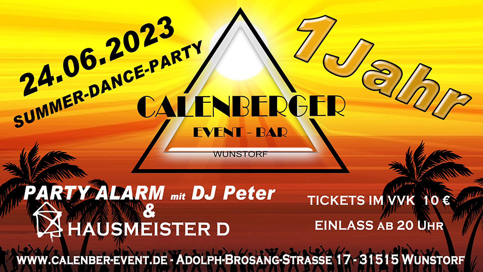 Summer Dance Party im Calenberger
