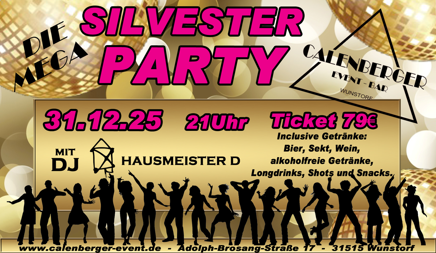 Silvester-Party im Calenberger