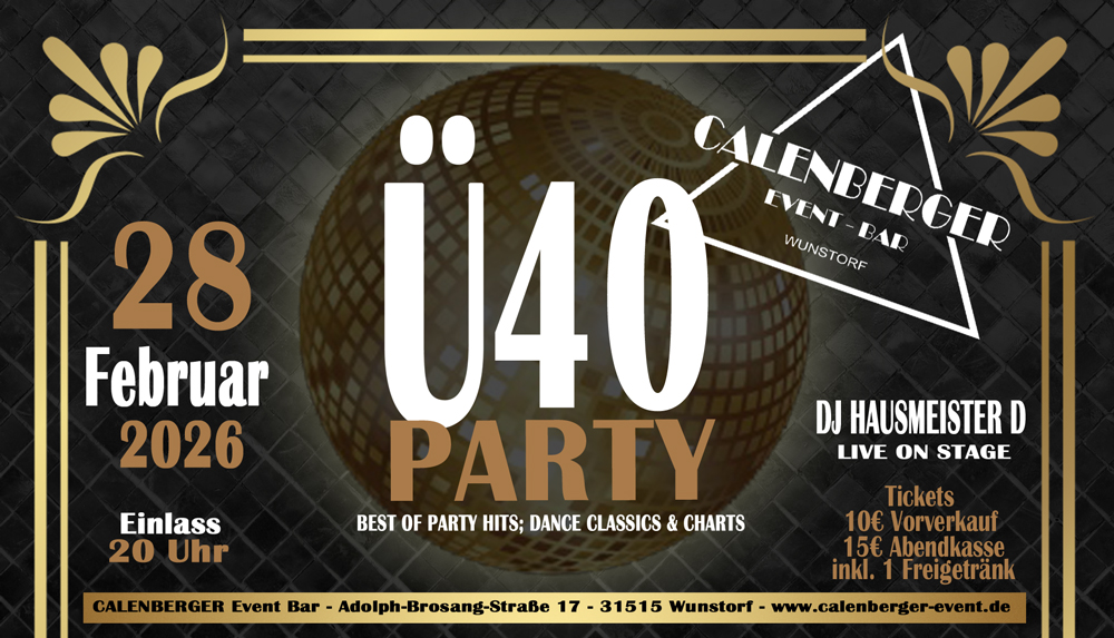 Ü40-Party im Calenberger