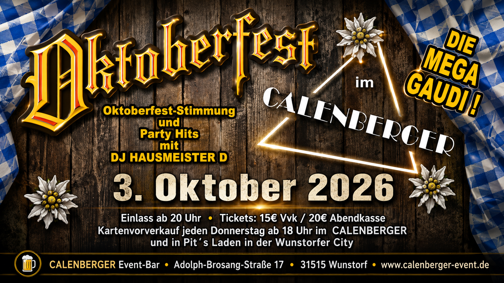 Oktoberfest im Calenberger